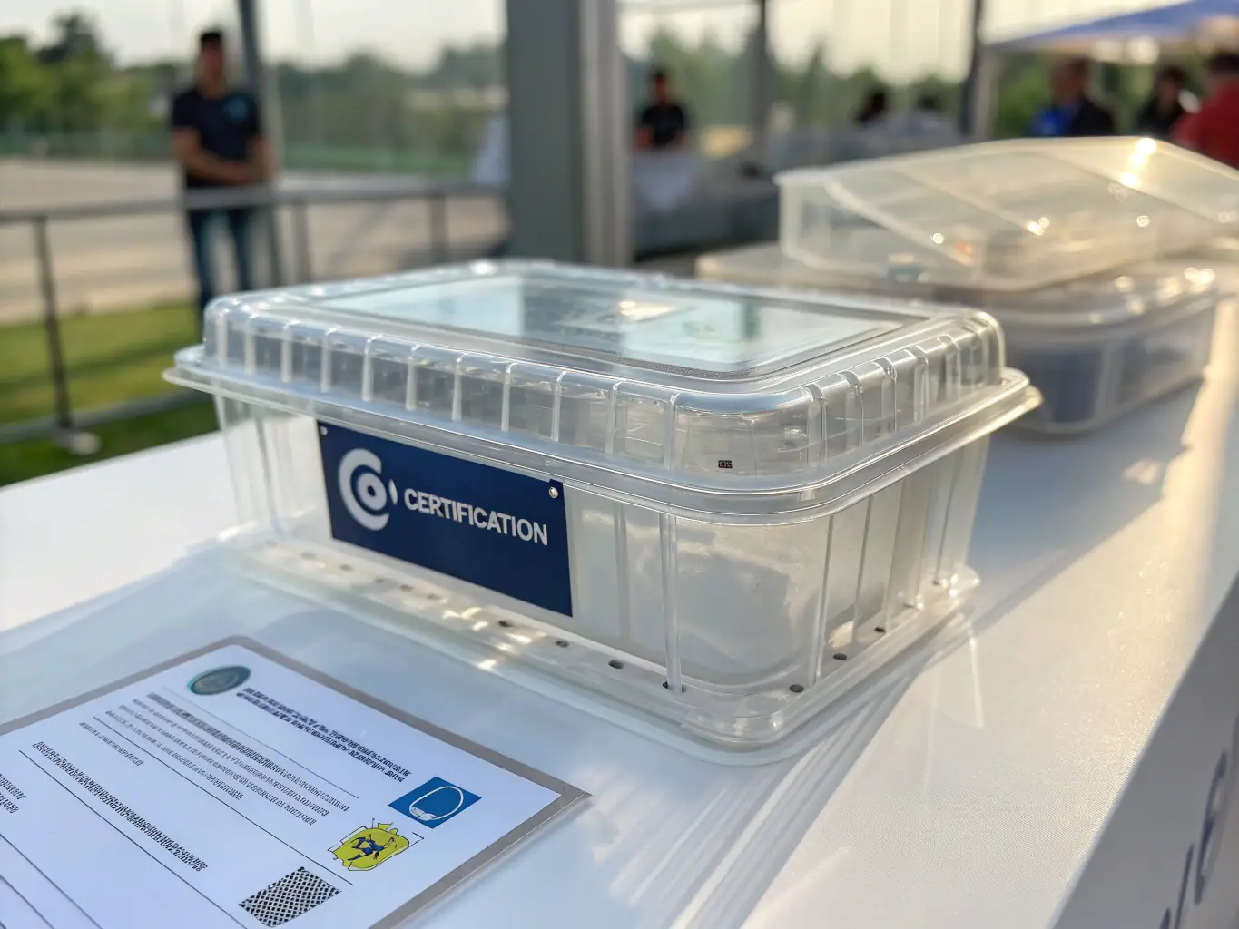 A photograph showcasing a variety of compliance and certification labels (CE, UL, Energy Star) affixed to the back of a television, demonstrating adherence to international safety and performance standards.