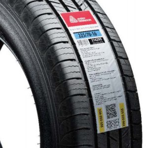 汽车轮胎标签： 需具备强粘性与抗弯折性能，可粘附于橡胶表面且防水防尘。